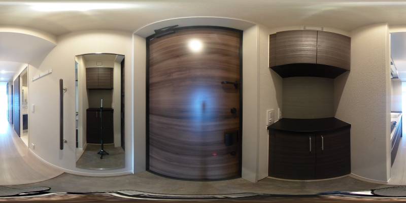 パノラマ画像玄関