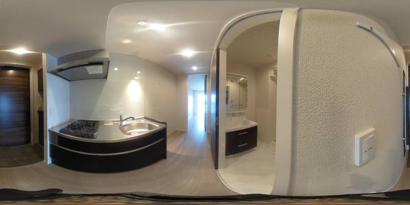 パノラマ画像キッチン