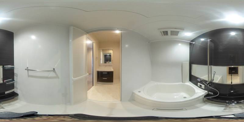 パノラマ画像バスルーム