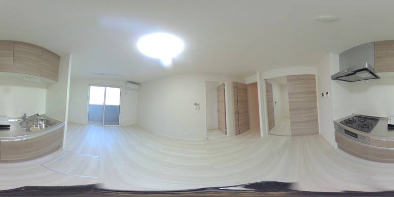 パノラマ画像キッチン