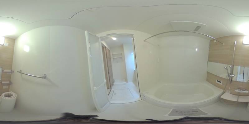 パノラマ画像バスルーム