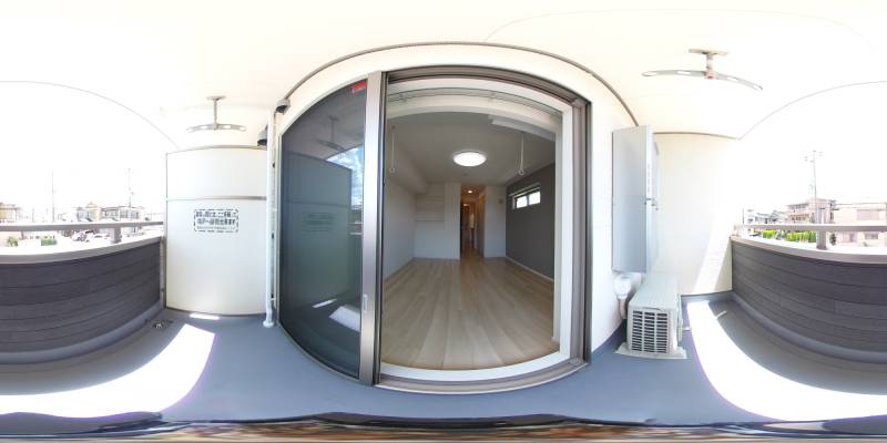 パノラマ画像バルコニー