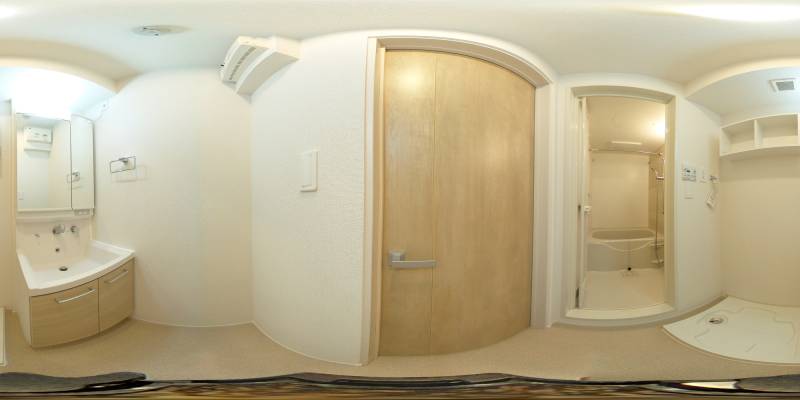 パノラマ画像洗面所