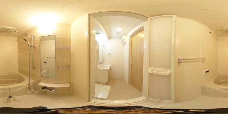 パノラマ画像バスルーム