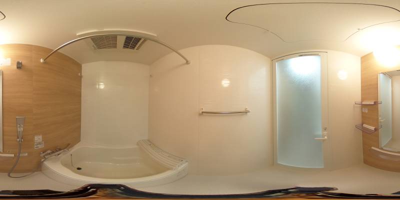 パノラマ画像バスルーム