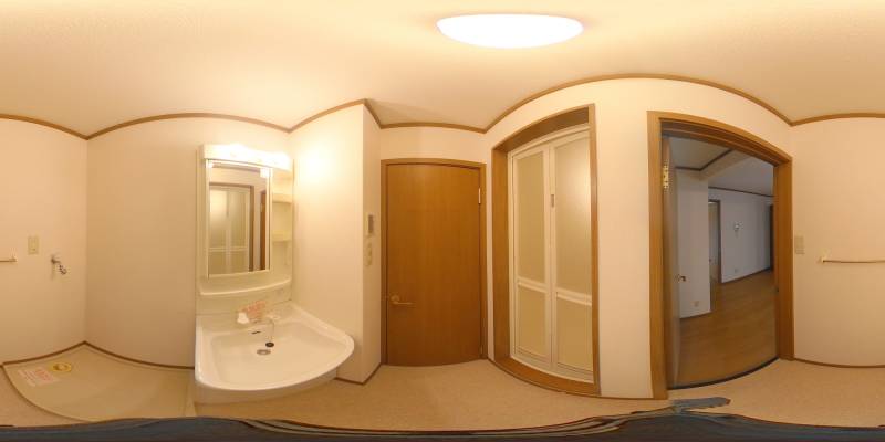 パノラマ画像洗面所