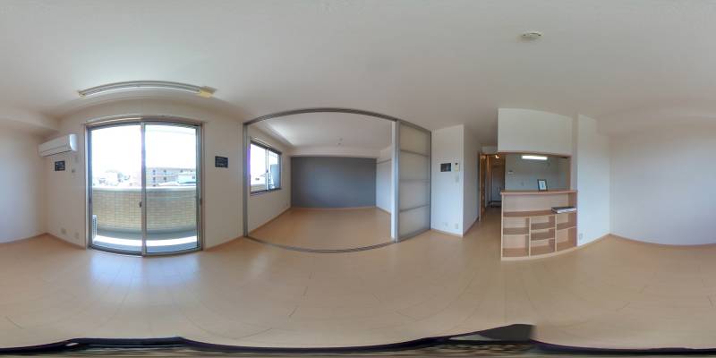 パノラマ画像リビング