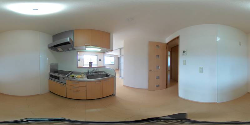 パノラマ画像キッチン