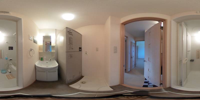 パノラマ画像洗面所