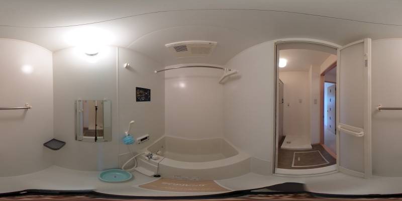 パノラマ画像バスルーム