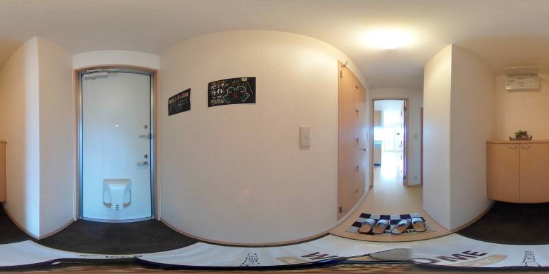 パノラマ画像玄関