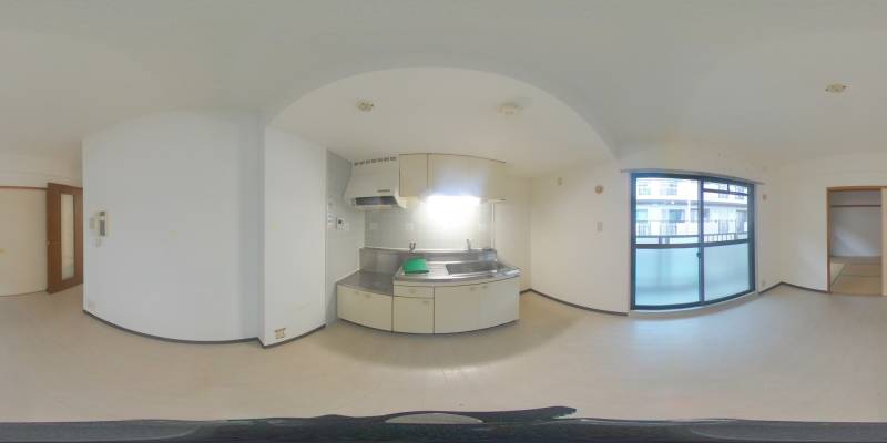 パノラマ画像キッチン