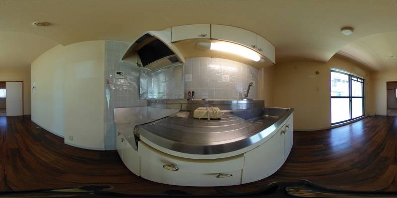 パノラマ画像キッチン