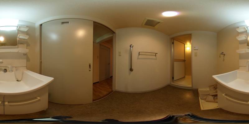 パノラマ画像洗面所