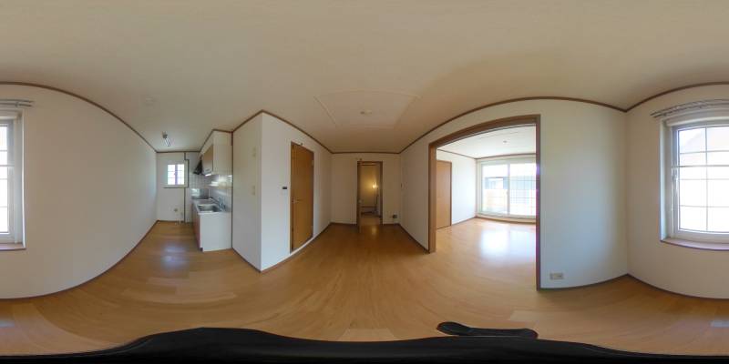 パノラマ画像リビング