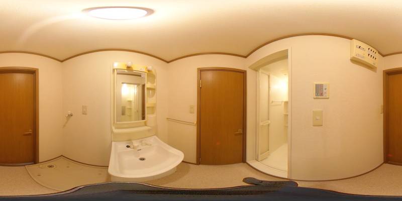 パノラマ画像洗面所