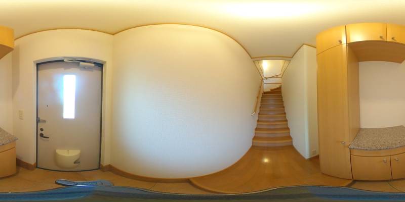 パノラマ画像玄関