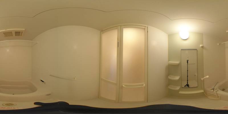 パノラマ画像バスルーム