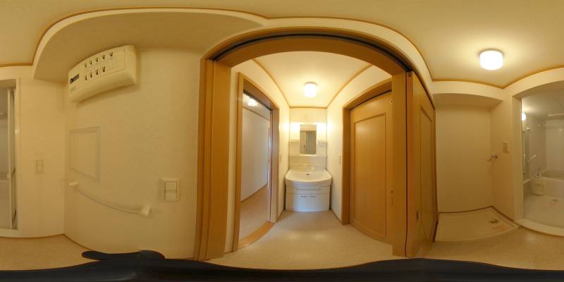 パノラマ画像洗面所