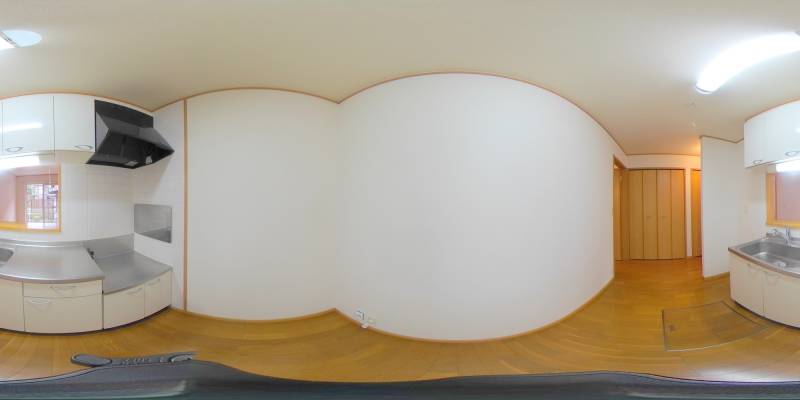 パノラマ画像キッチン