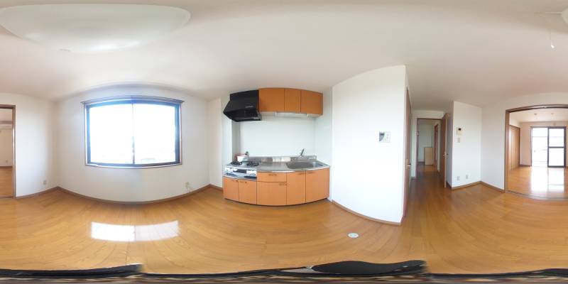 パノラマ画像キッチン