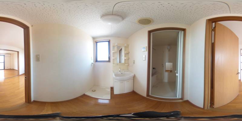 パノラマ画像洗面所