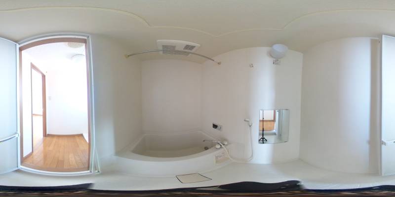 パノラマ画像バスルーム