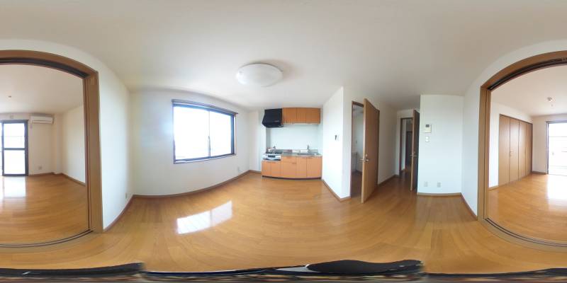 パノラマ画像リビング