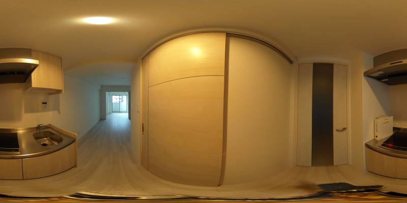 パノラマ画像キッチン