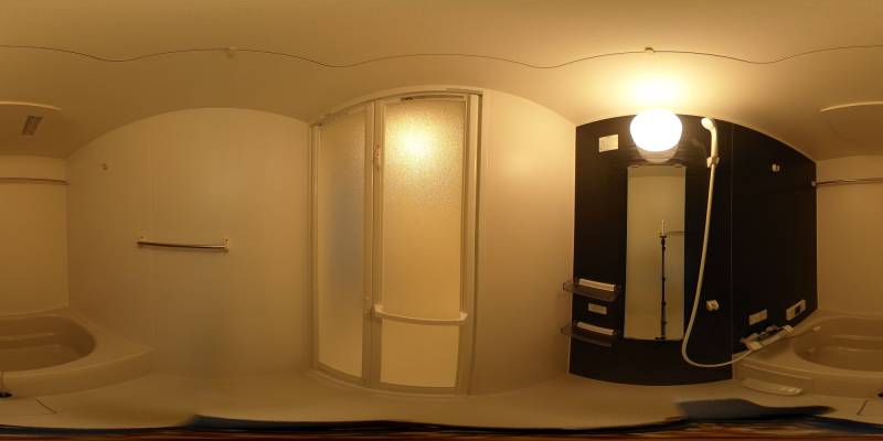 パノラマ画像バスルーム