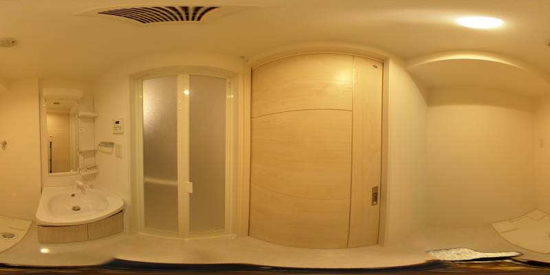 パノラマ画像洗面所