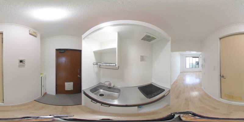 パノラマ画像キッチン