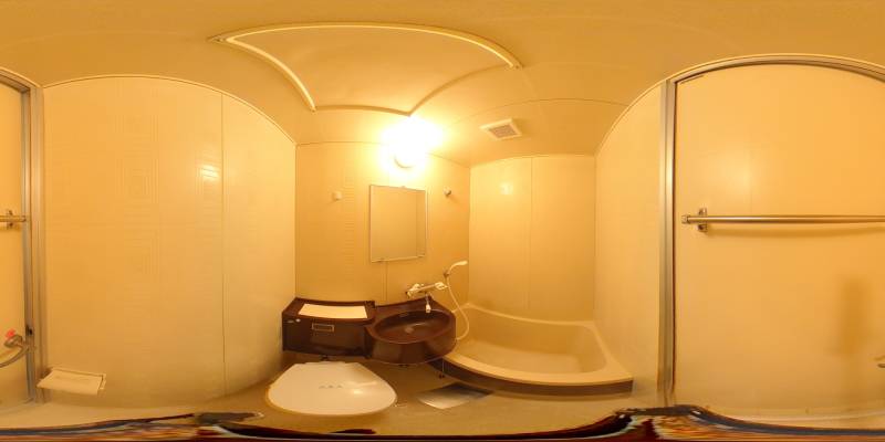 パノラマ画像バスルーム