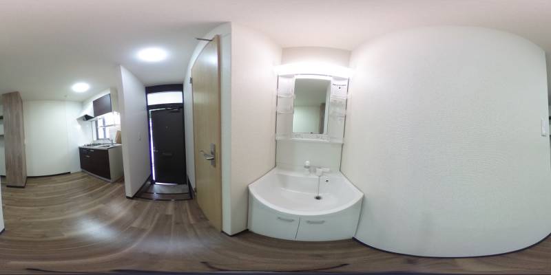 パノラマ画像洗面所