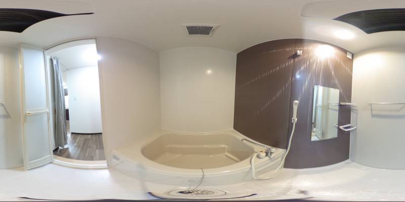 パノラマ画像バスルーム