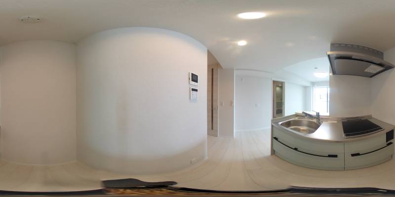 パノラマ画像キッチン