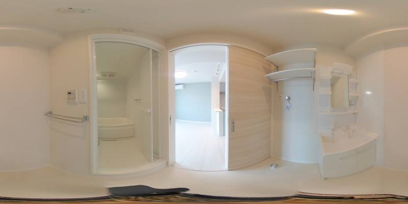 パノラマ画像洗面所