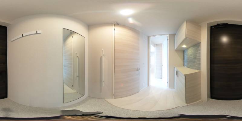 パノラマ画像玄関