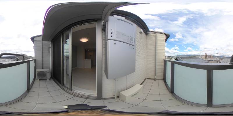 パノラマ画像バルコニー