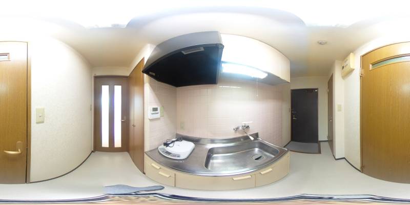 パノラマ画像キッチン