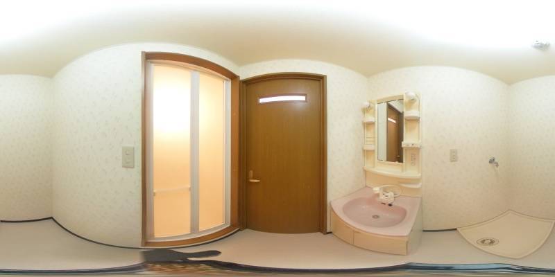 パノラマ画像洗面所