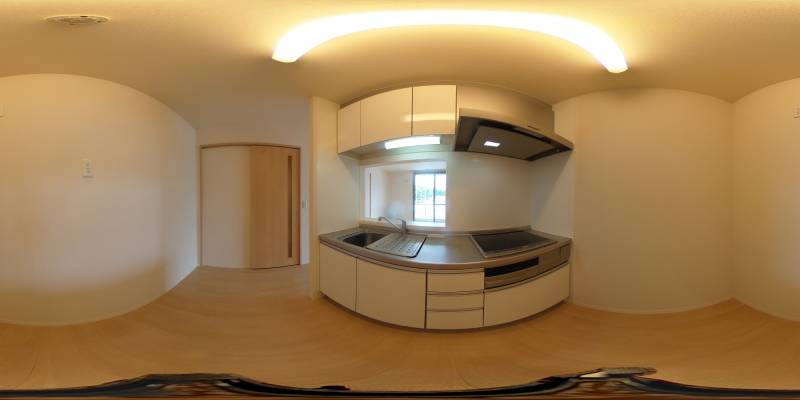 パノラマ画像キッチン