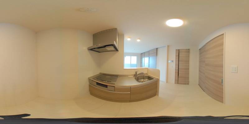 パノラマ画像キッチン