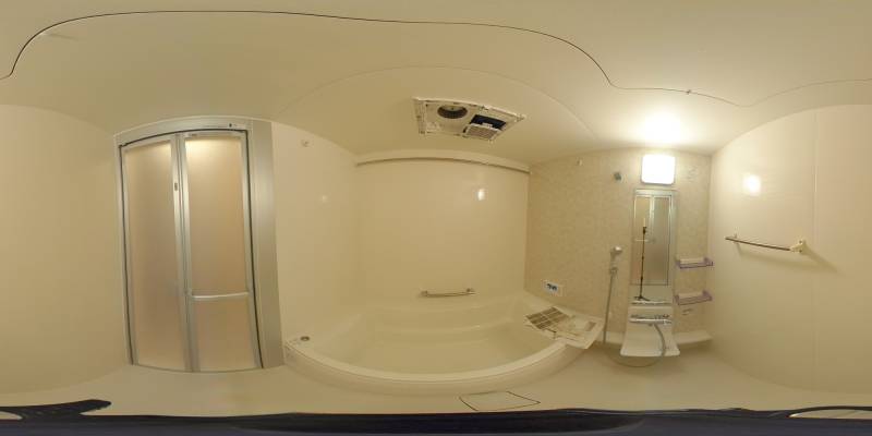 パノラマ画像バスルーム