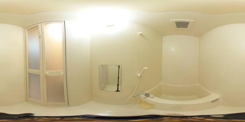 パノラマ画像バスルーム