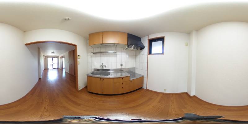 パノラマ画像キッチン