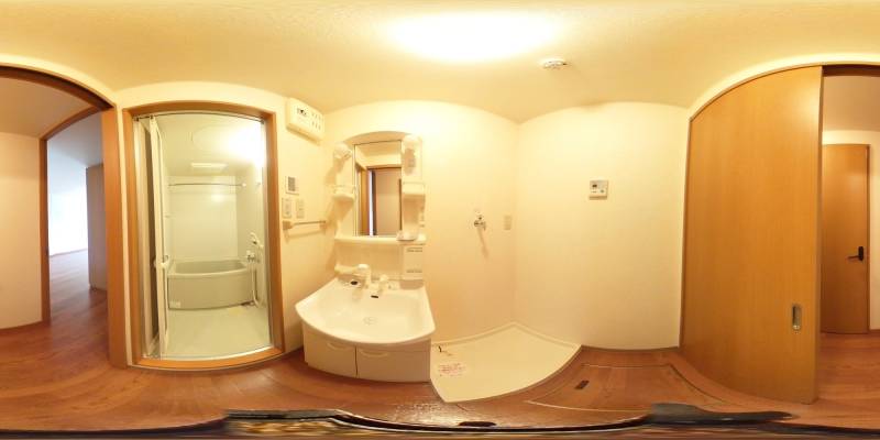 パノラマ画像洗面所