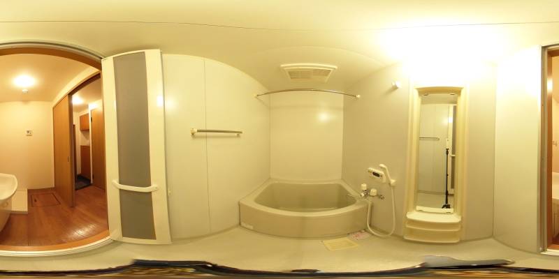 パノラマ画像バスルーム