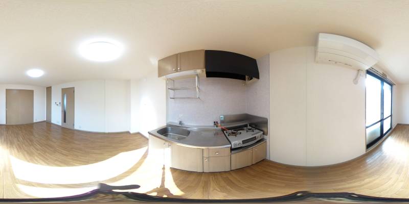 パノラマ画像キッチン