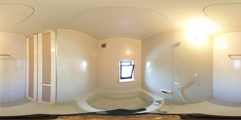 パノラマ画像バスルーム